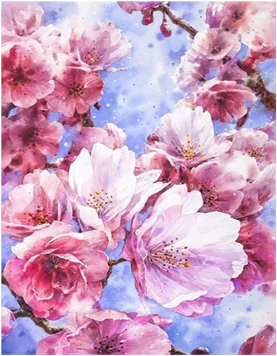 Diamond Painting Japanse kersen Cicegi 40 x 50 cm kersenboom