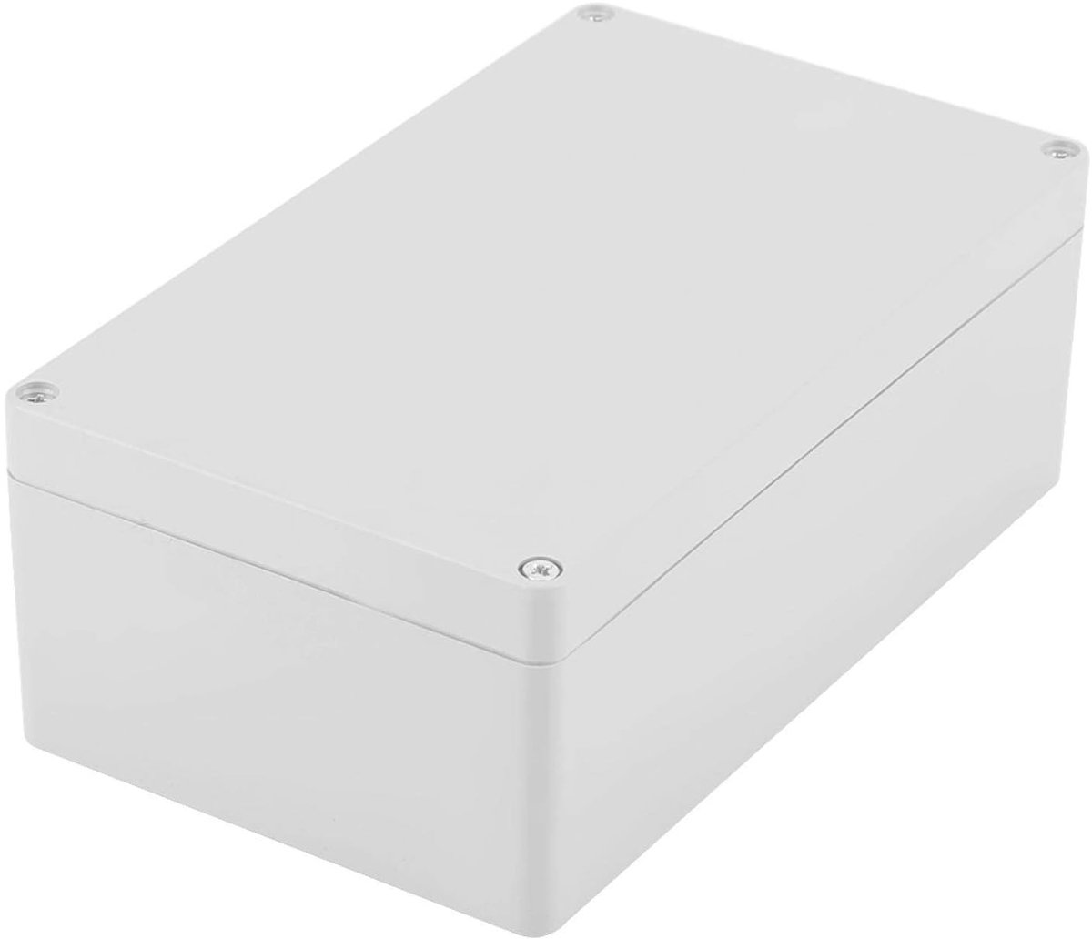 Aansluitdoos, elektrische installatie, waterdicht, IP65, projectdoos, instrumentenkoffer, bedrading, aansluitdozen, doe-het-zelf, ABS-kunststof, behuizing, power aansluitdoos (200 x 120 x 75 mm)