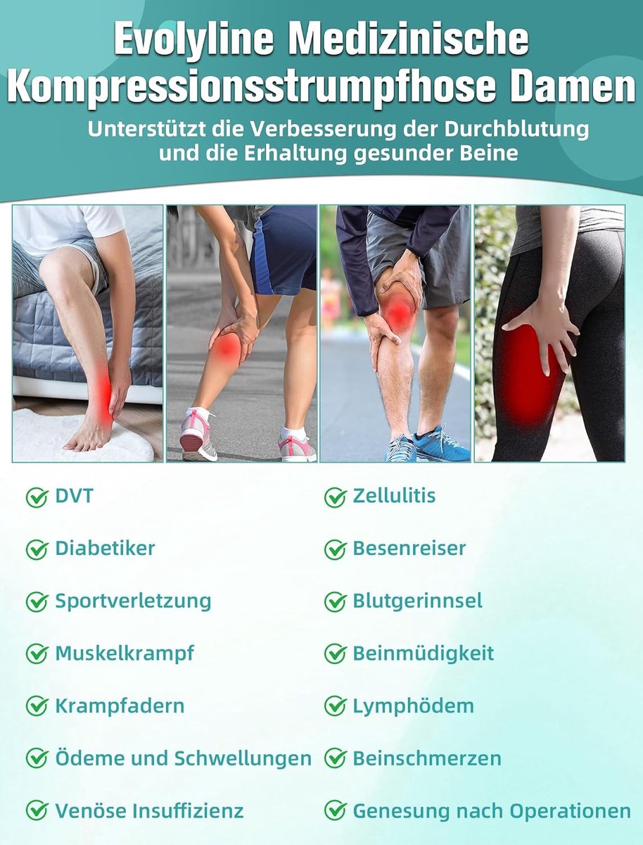 Kousen voor dames en heren, lang, 15-20 mmHg, klasse I, gegradueerde