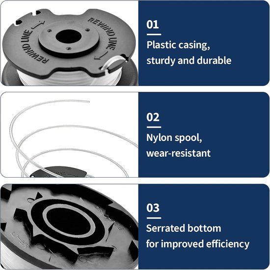 Spoelen voor Einhell Ge-Ct 18/28 Li, reservespoel voor Einhell Ge-Ct — afbeelding 2