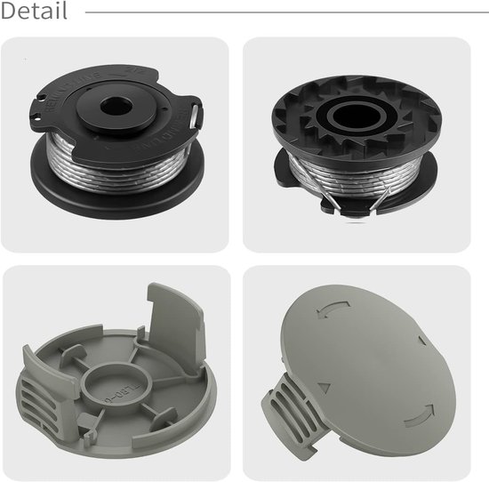 4 Stuks Φ1.65mm 4.9m F016800569 Vervangende draadspoel + F016F05320 — afbeelding 2