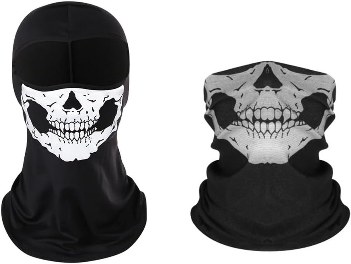 masker, bivakmuts, doodshoofdmasker, balaclava voor heren, call of