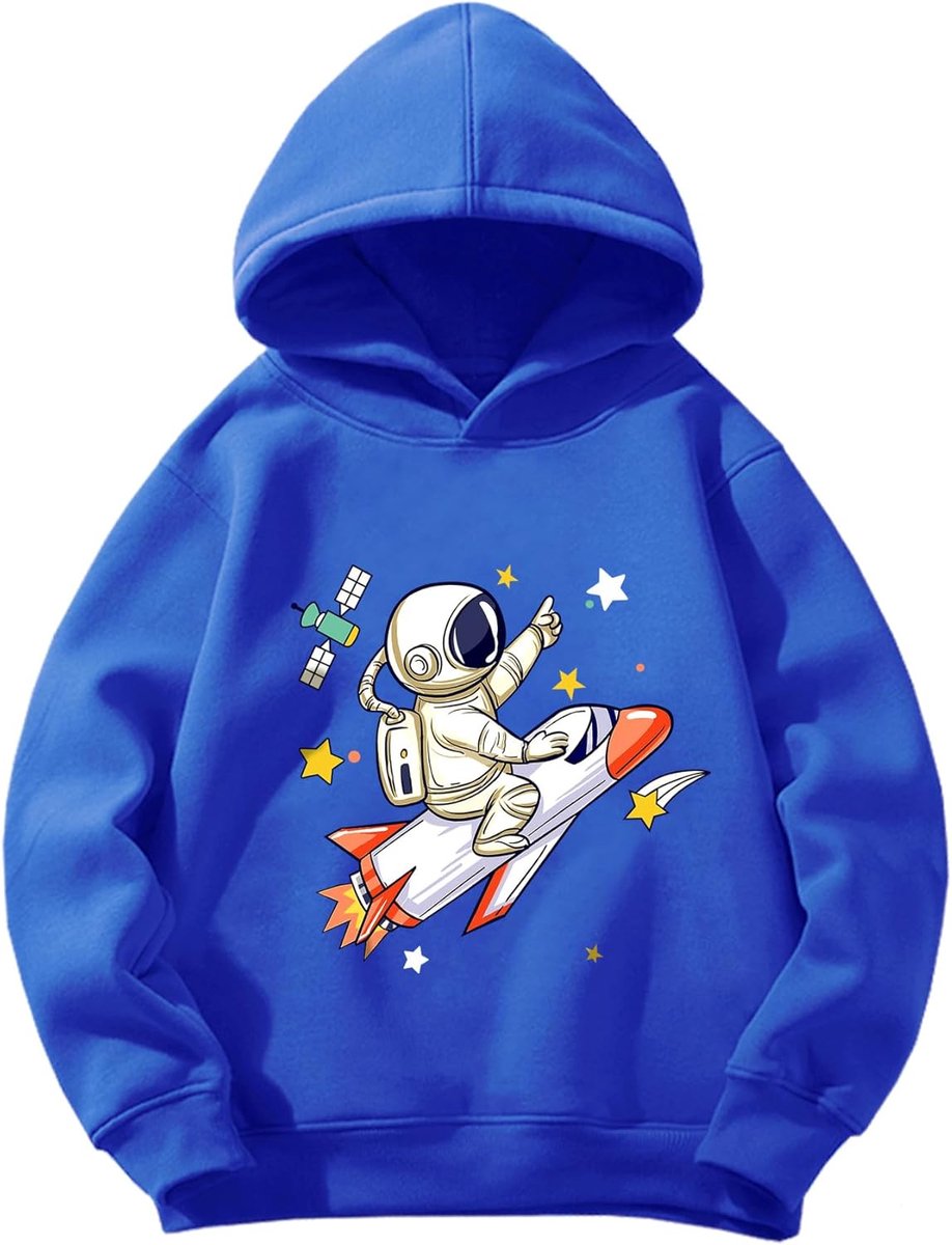 Hoodies Jongens Katoen Sweatshirt met Capuchon Dinosaurus Casual