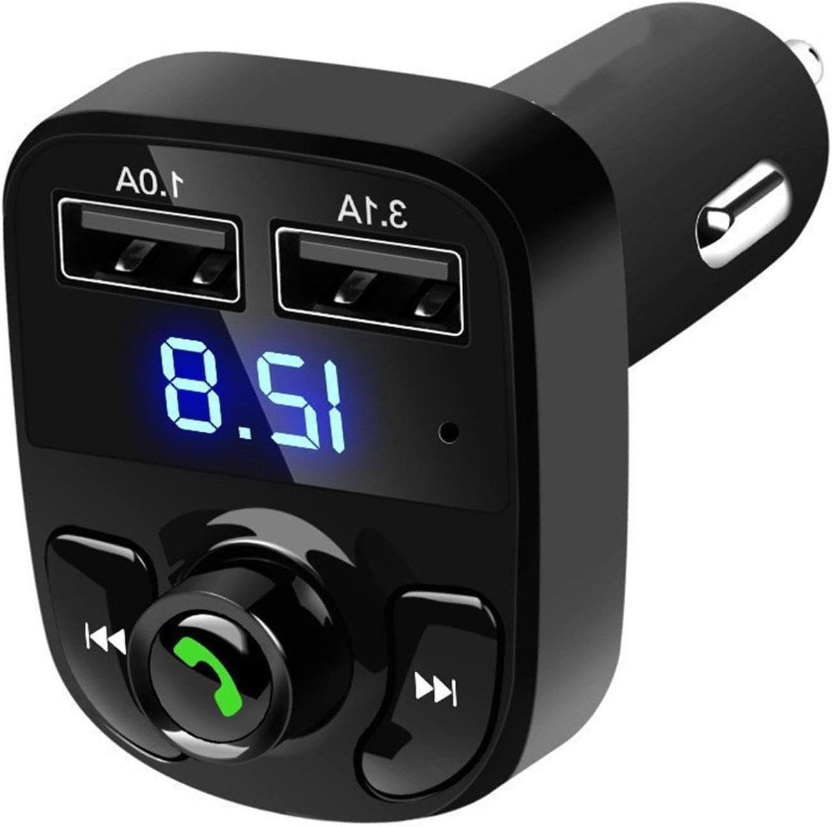 Draadloze FM Zender - Auto Radio Adapter - Muziek Streamen - Dubbele USB Poorten