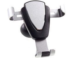 Telefoon Autohouder - Smartphone Houder Auto - Veilig Autorijden - Zwaartekracht Mechanisme - 9.3 x 8.5 cm - Zwart