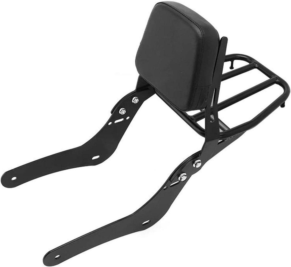 Motorfiets Rugleuning - Passagierssteun Bagagedrager - Comfortabel Reizen - Ergonomisch Ontworpen - N.v.t. - Zwart