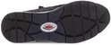Onderkant van een donkerblauwe Gabor Rollingsoft veterboot met profiel.