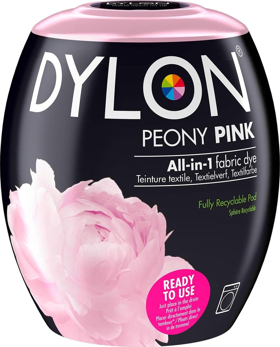 SnelShoppen - Dylon Wasmachine Verf Pod - Intense Kleurresultaten voor Katoen, Linnen en Viscose - Eenvoudig in Gebruik - Geschikt voor Diverse Gelege