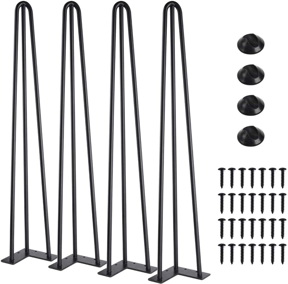 Set van 4 Hairpin Tafelpoten 72 cm - Stalen Meubelpoten voor Tafel