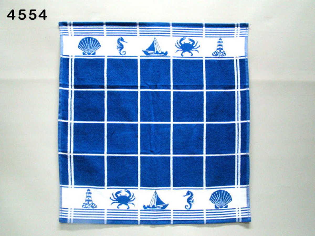 Gehatex keukenhanddoek strand, 60 x 60 cm