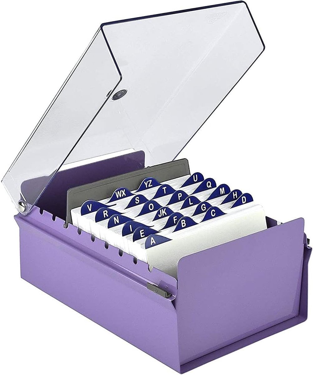 Card File Holder Index Vijlhouder 4 X 6 Organisator Metaal voet Zwaar