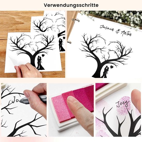 Garden 266 stickers bruiloft gastenboek 6 stuks stickers voor van garden — afbeelding 4