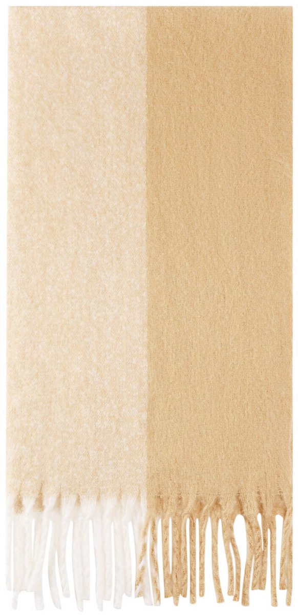 Wintersjaals gemengde kleuren casual polyester dagelijks - khaki