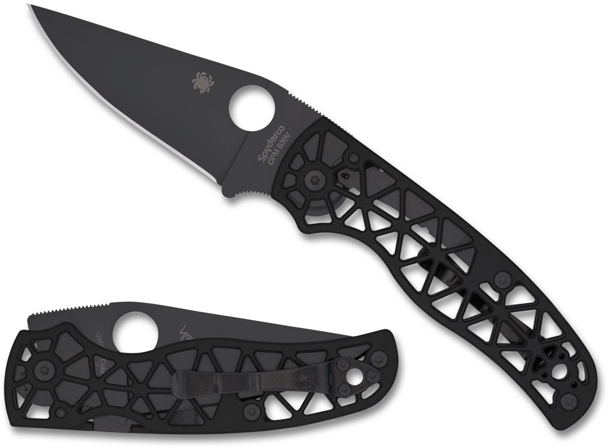 Spyderco Edgerati Black Aluminum CPM S30V PE