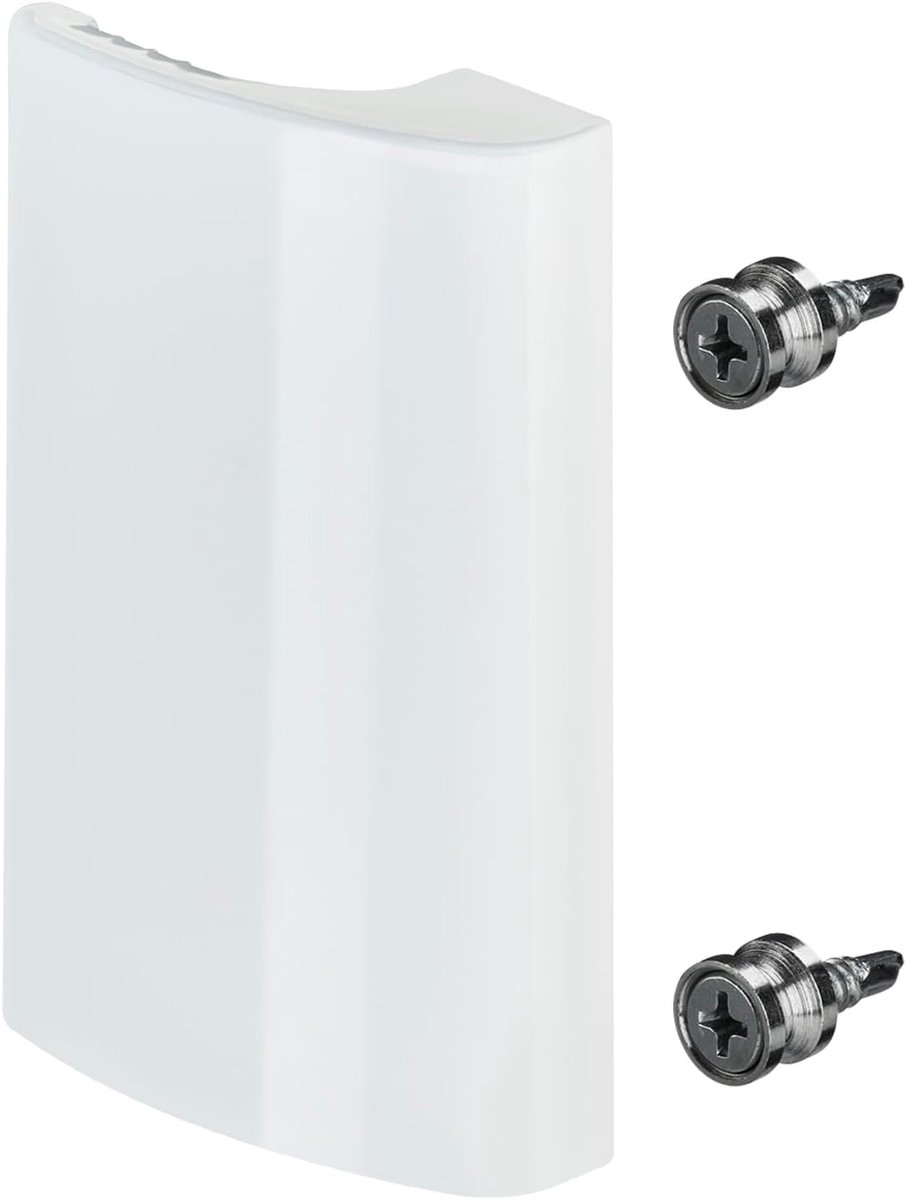 Balkondeurklink Seja aluminium 82 x 52 x 20 mm witte trekgreep