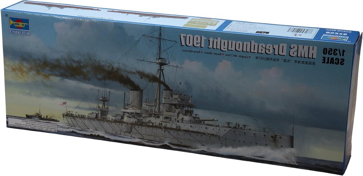 Modelbouwset Slagschip - Historisch Schip Model - Hobby Bouwen - Gedetailleerd Model - 461.7 mm Lengte - Diverse Kleuren