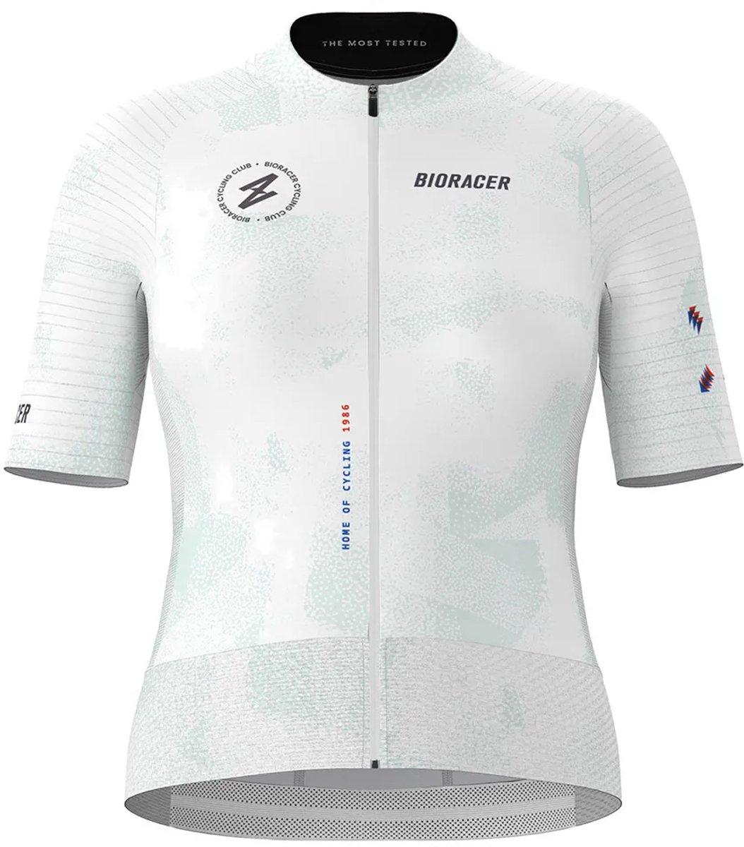 Bioracer Epic Korte Mouw Wielertrui Wit XS Vrouw