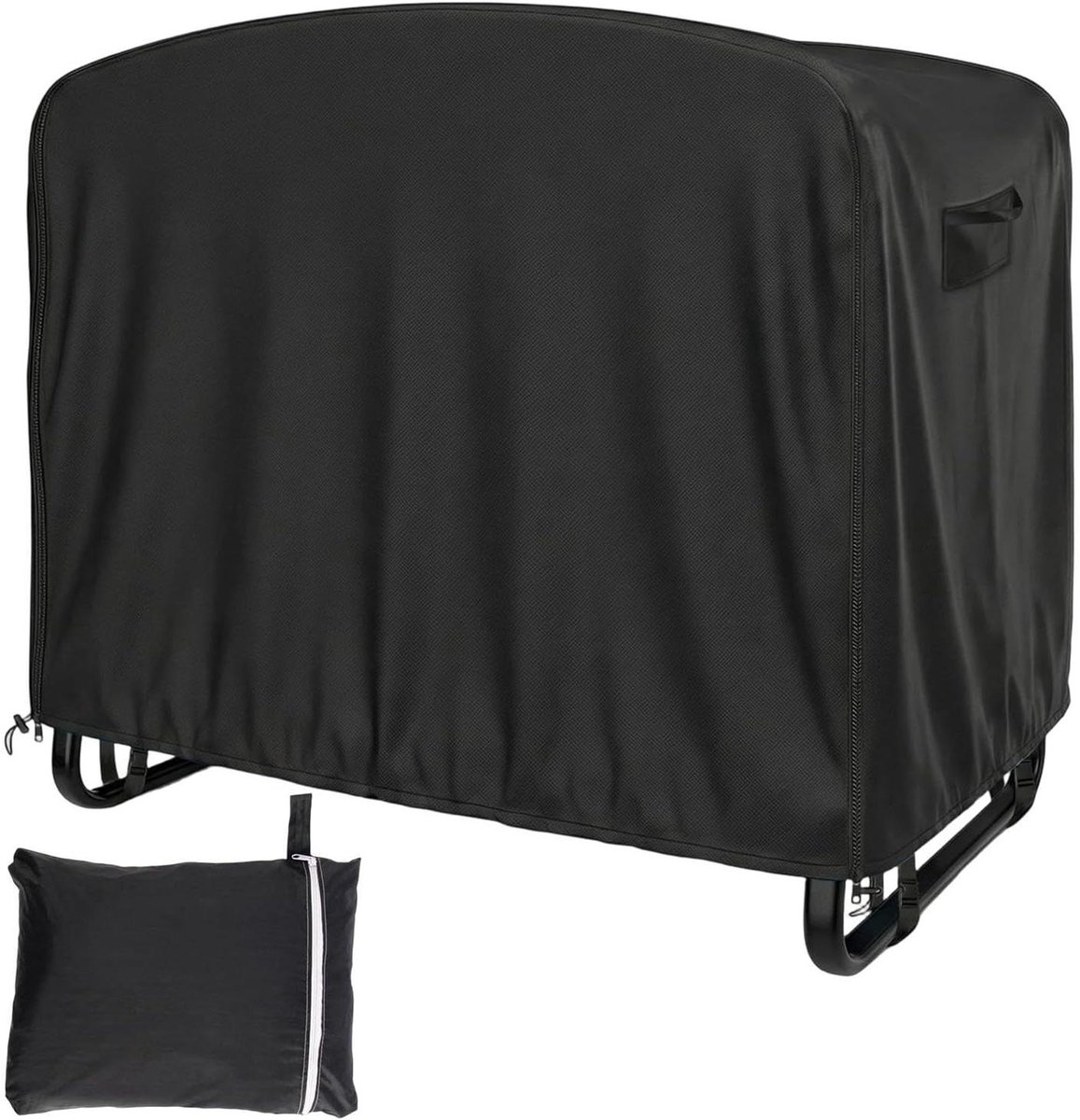 Trampoline Afdekhoes - Trampolinehoes Beschermer - Trampoline Beschermen - Waterdicht UV-Bestendig - 183 cm - Zwart