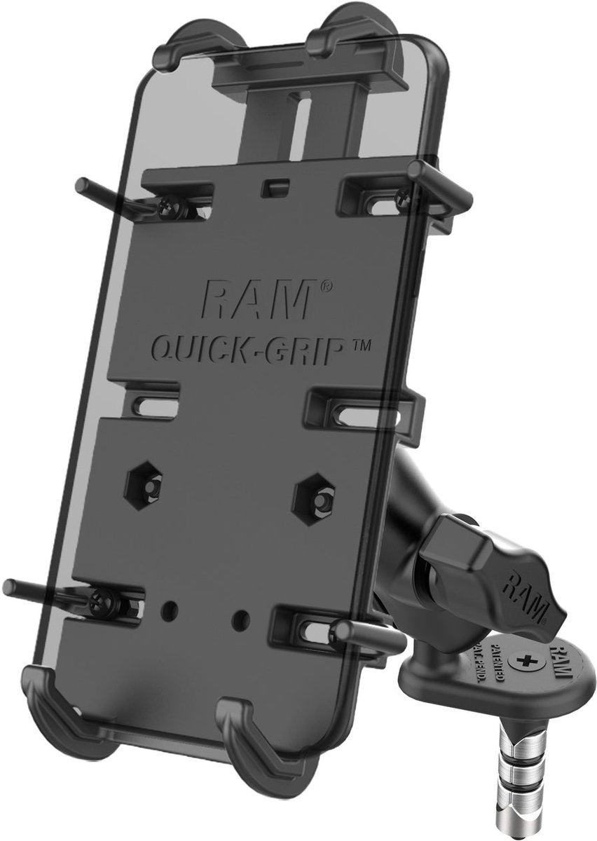 Quick-Grip XL-telefoonhouder met balhoofdpen-bevestiging