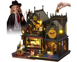 3D Kasteel - DIY Bouwpakket - Houten 3D Puzzel - Modelbouw - LED - Boekensteun - Creatief 