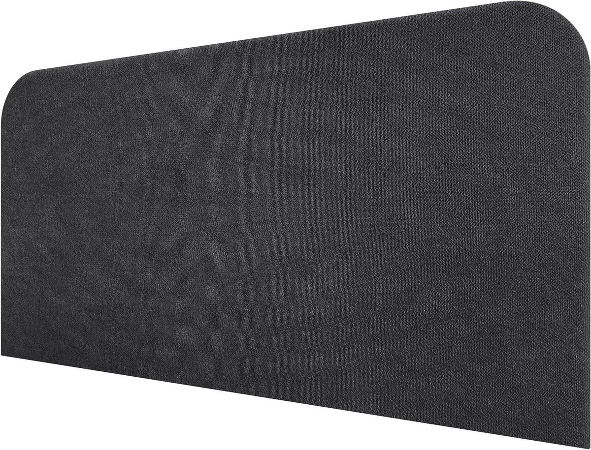 Gestoffeerd Hoofdbord - Bed Hoofdeinde - Slaapkamer Decoratie - Vlekbestendige Stof - 160x70 cm - Zwart