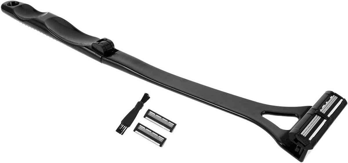 Handmatig Rughaarscheerapparaat - Body Groomer - Lichaamsverzorging - Verstelbare Hoek - 45 x 8.1 x 3 cm - Zwart