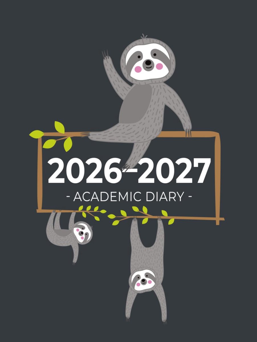 SnelShoppen - Academic Diary 2026-2027 A4 Weekoverzicht | Leuke Luiaards (hardcover): Grote Midjaar Planner | Augustus - Juli (UK Feestdagen & Maanfas