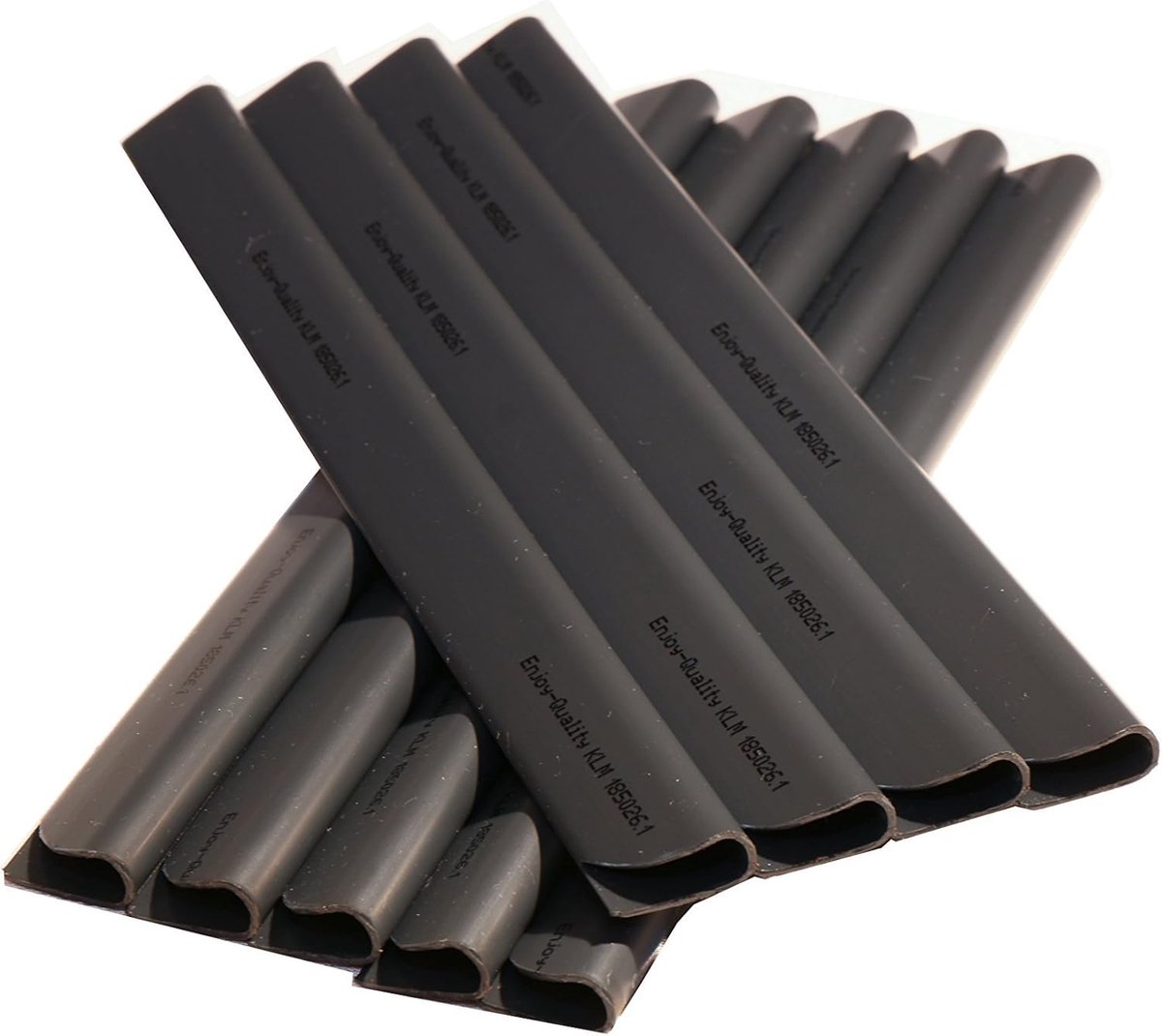 SnelShoppen - Pack van 50 PVC Privacy Strips - Clamp Rails voor Tuin en Hek - Privacy Scherm / Windbescherming - Montageclips - Dubbele Stang Mat Hek