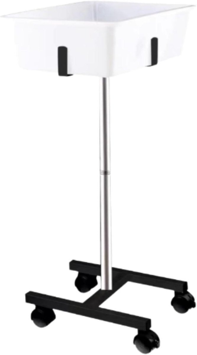 Pingpongballenhouder - Ballenbak Tafeltennis - Trainingsefficiëntie Verbeteren - Verstelbare Hoogte - 60-80 cm - Grijs