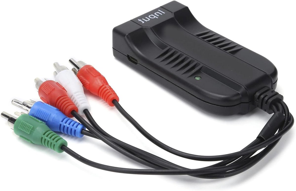 Video Converter - Adapter Beeldkwaliteit - Oudere Apparaten Aansluiten - Plug and Play Installatie - 1080P Resolutie - Zwart