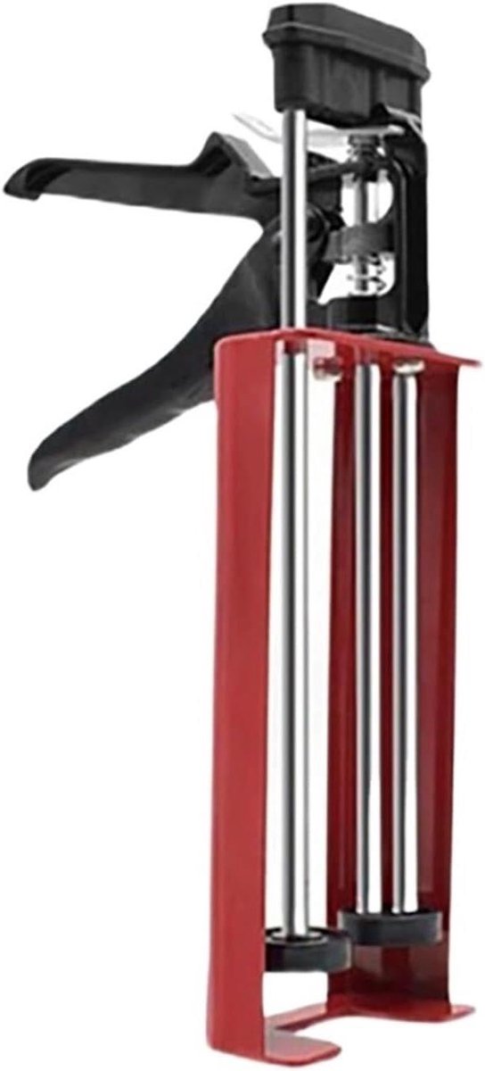 Draadloos Kitpistool - Kitspuit Lijmpistool - Huisreparaties Afdichten - Dubbele Componenten Cartridge - 400 ml - Rood