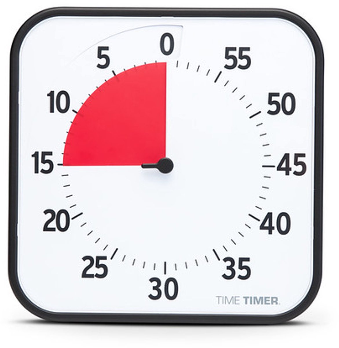 Time Timer® Large 30x30cm - 2PACK 60 Minuten - Visuele Timer - Zwart met Rode Schijf - 30 x 30 cm - Voordeelset 2 Stuks - Magnetisch - Incl. App — afbeelding 6