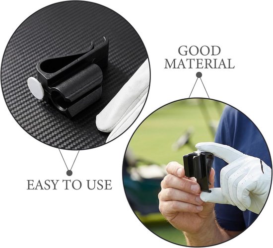 Golf Putter Clips - Putterhouder Golftas - Golf Club Organiseren - Stabiele Puttersteun - 6.3 x 4.2 x 2.5 cm — afbeelding 5