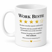 Work Bestie Mok 330 ml - Afscheid Collega - Bedankje voor Collega