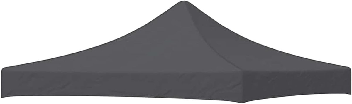 Partytent Dak - Tentdak Gazebo - Bescherming Buiten - UV Waterbestendig - 2.9 x 2.9 m - Antraciet