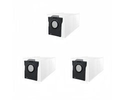 3 Stuks Stofzakken Geschikt voor Dreame D20 Plus & D20 Pro Plus - Vervangt RDB17 - 3L Stofzuigerzakken voor Afzuigstation