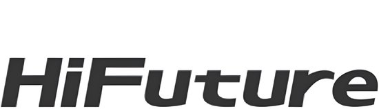Het zwarte HiFuture logo.