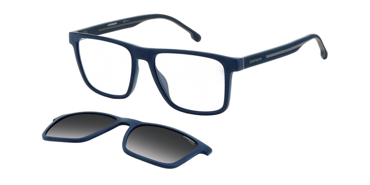 Carrera CA8061/CS Matte blue grey 55/17/145 MAN Zonnebrillen