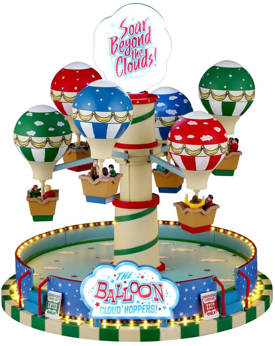 Lemax - Balloon Cloud Hoppers - Beweging & Geluid