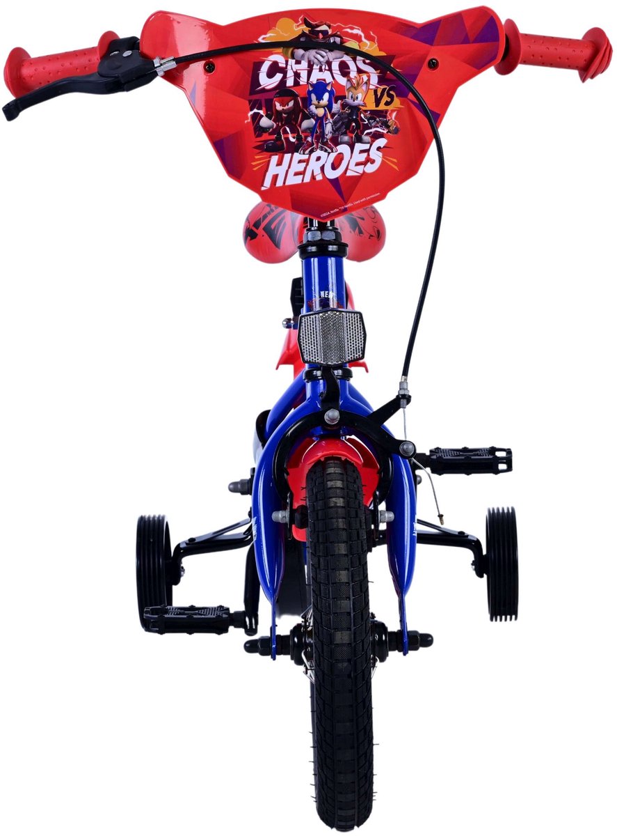 Turbo Crew Kinderfiets - Jongens - 12 inch - Blauw Rood