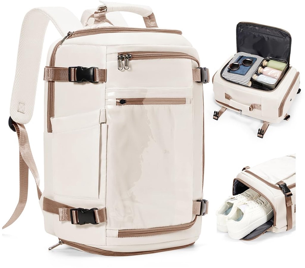 Omgoods - Grote Reisrugzak 40x30x20 voor Handbagage