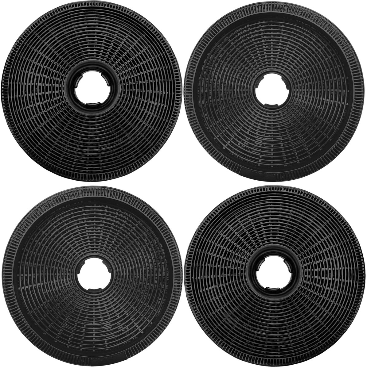 Omgoods - Set van 4 Actieve Koolfilters voor Afzuigkappen
