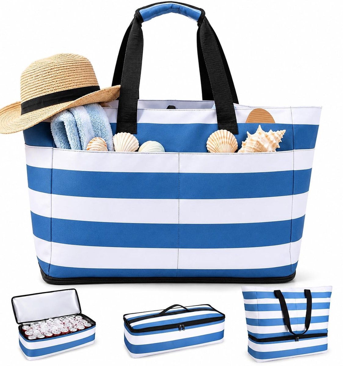 Omgoods - Grote Waterdichte Strandtas met Koeltas
