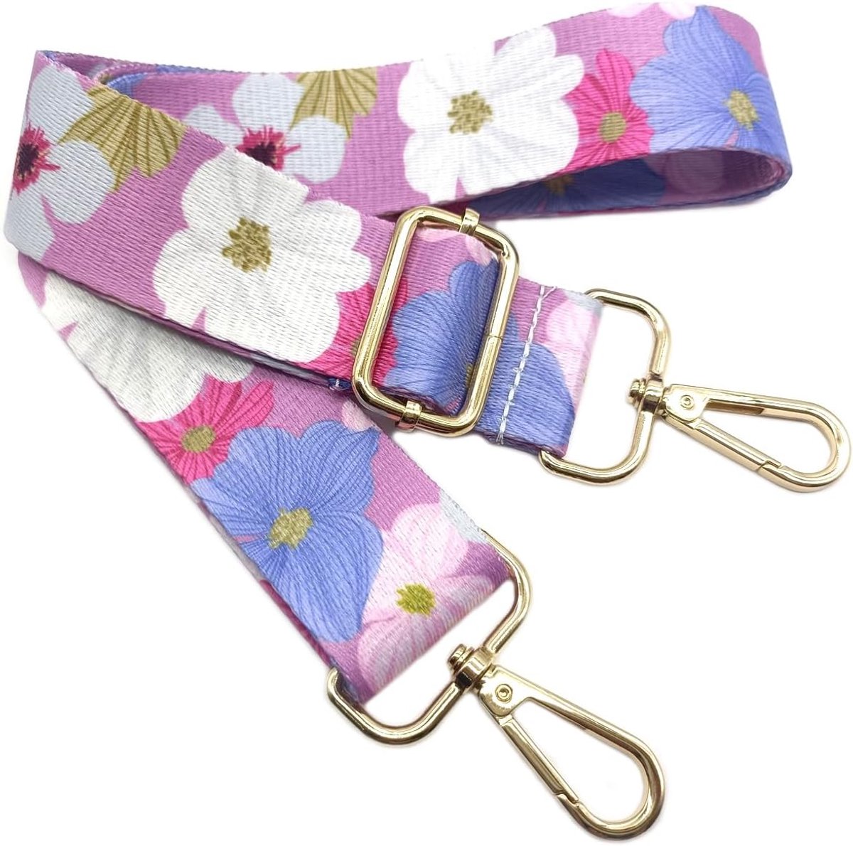 vervangende schouderriem, roze, handtasriem, vervanging, universele reserve riem met gouden gesp voor dames, handtas, schoudertas, accessoires, 602