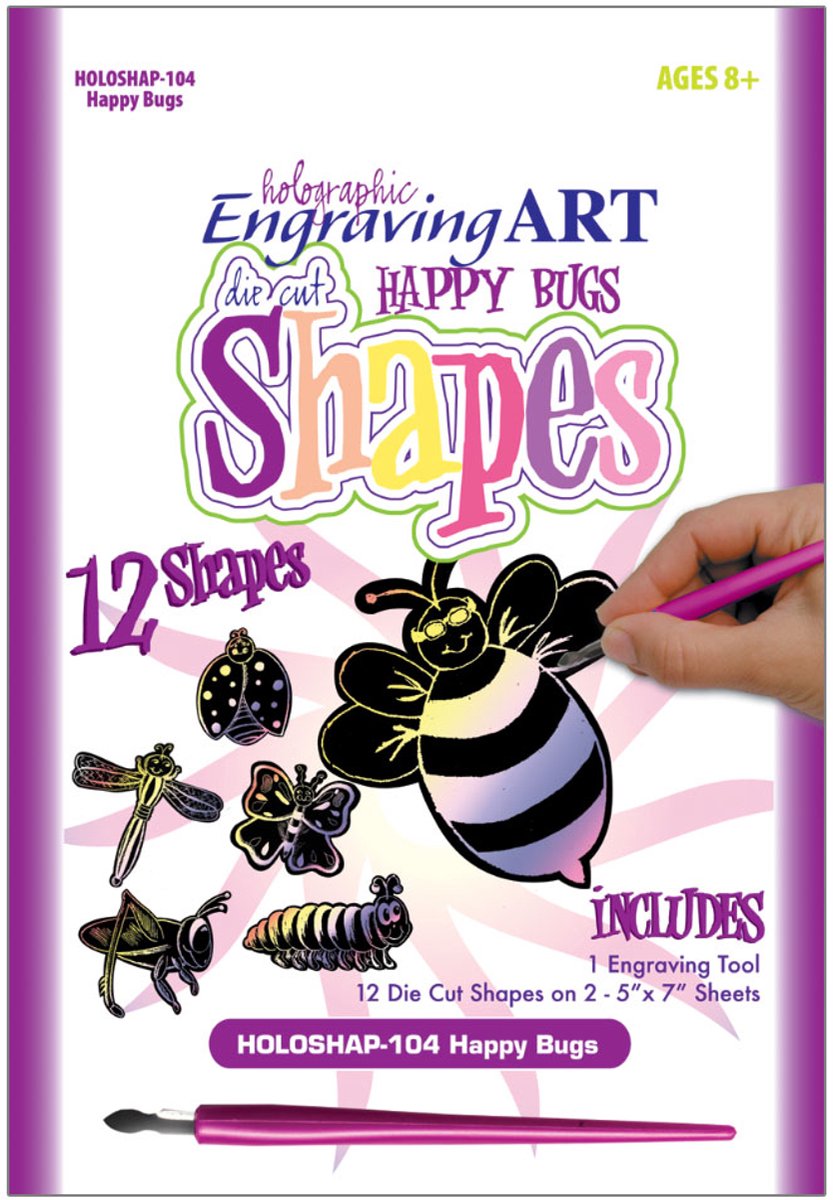 Happy bugs shapes 12 dieren van royal langnickel