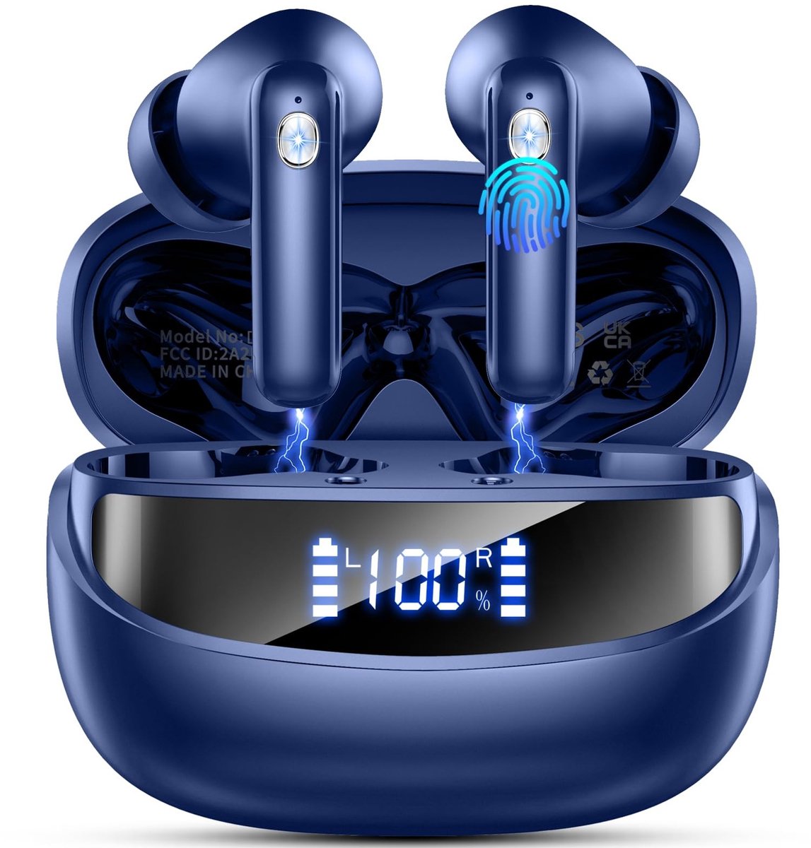 Omgoods - Bluetooth Hoofdtelefoon met 50 Uur Speeltijd en Ruisonderdrukking