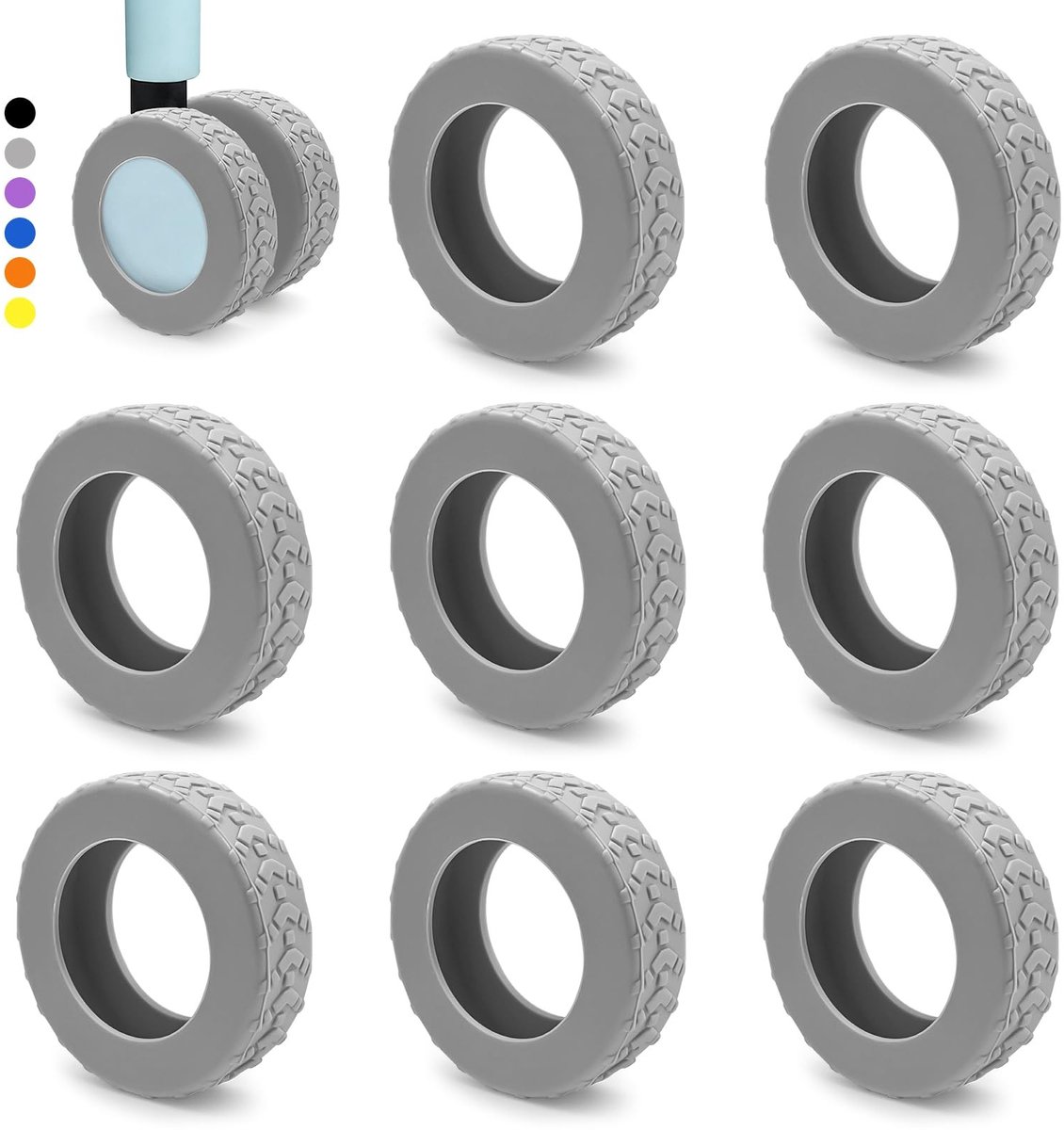 Omgoods - Silicone Wielen Beschermers, Set van 8