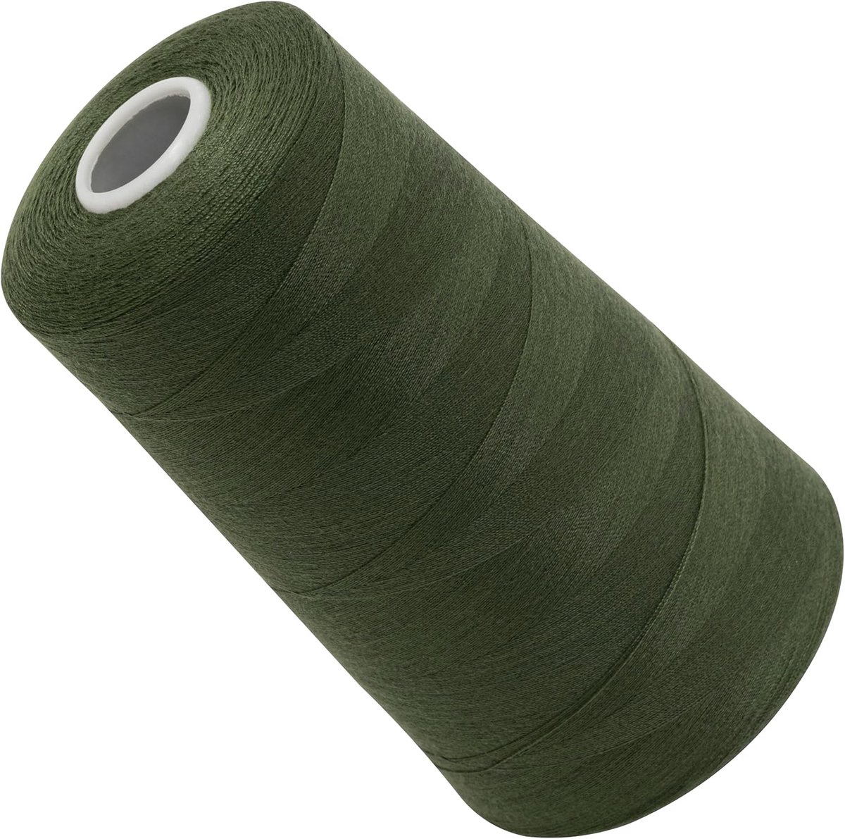 - C72786 - naaigarenconus 120 (40/2) 4000 m - van polyester - confectie, kurktoestel, garen, koord, naaien, kleding, draad - kleur groen - legergroen