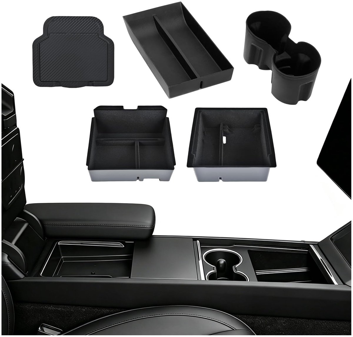 Omgoods - 5 Stuks Accessoires voor Tesla Model Y 2025-2026