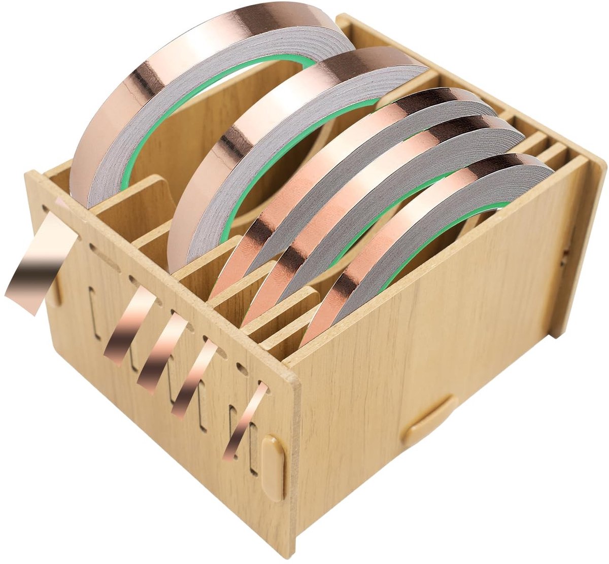 Omgoods - Organizer met 7 Compartimenten voor Plakband - Perfect voor Kunst en Ambacht